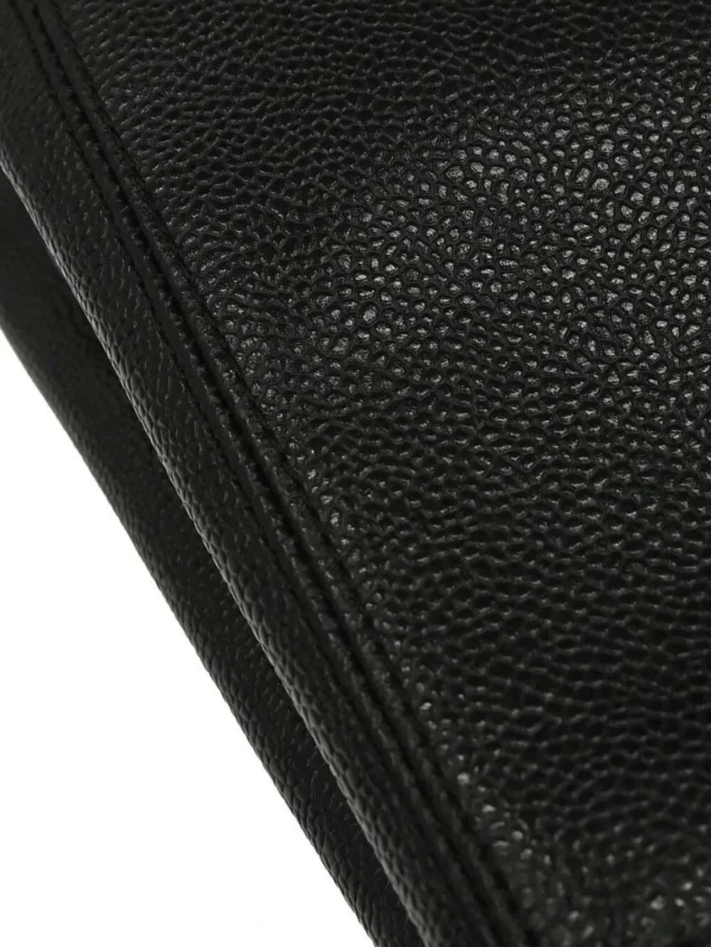 Chanel Black Calfskin Tote Chain Handbag 188833